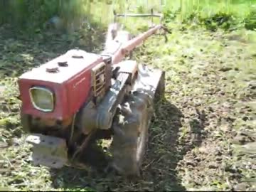 40年くらい前の耕運機を動かしてみた