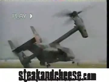 オスプレイ墜落事故の瞬間