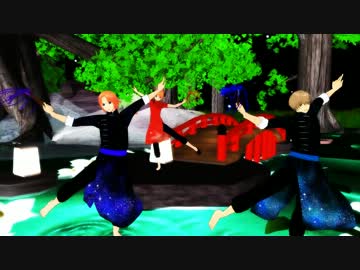 【MMD銀魂】沖田総悟とささの葉さらら