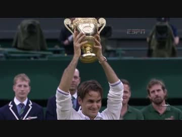 【ウィンブルドン】フェデラーが最多７度目Ｖ