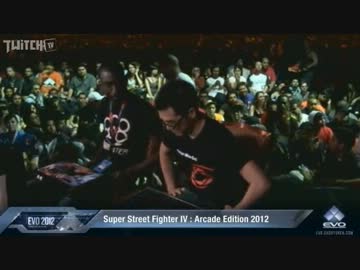 EVO2012 day3 スパ4AE Ver.2012 TOP8 Losers二試合 + Winners SemiFinal一試合