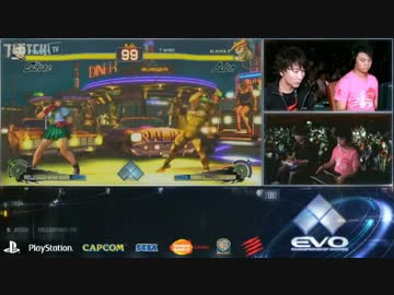 EVO2012 day3 スパ4AE Ver.2012　Xiao Hai vs ウメハラ　Losers QuarterFinal-2