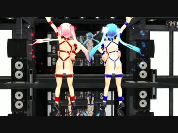 【MMD】爆乳ボンデージカス子でSweet Magic【R-18】