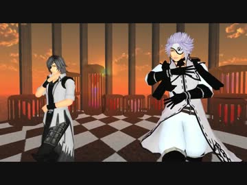 【MMD】東西兄貴で「Kiss me 愛してる」【戦国BASARA】