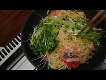 【手抜きランチ】塩焼きそば