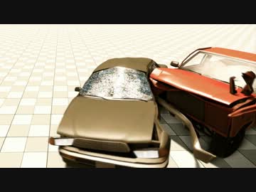 車をクラッシュさせるCGが面白い