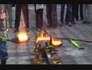 JR総研　レール溶接（テルミット溶接thermite process）実演