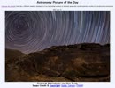 7月12日｢テイマーラ岩絵と星の軌跡｣-Astronomy Picture of the Day