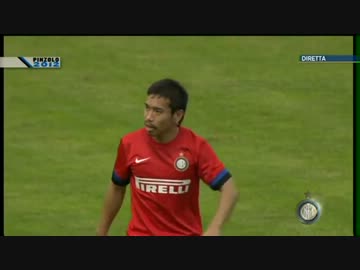 【長友佑都】インテルVSトレンティーノ州選抜ハイライト【１アシスト】