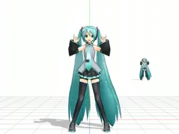【MMD】改造1052C-Reとモーション調整テスト【MikuMikuDance】