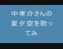 中孝介さんの夏夕空を歌ってみました。