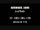 南関東競馬3歳戦ハイライト【11-12シーズン#15】