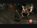 【実況】瀕死の武器腕レオンがナイフだけで島殲滅：6b【バイオ４】