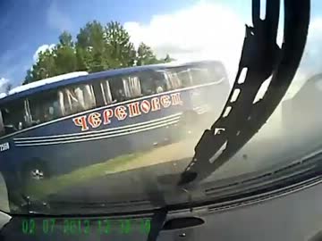 【車載動画】 追い越し失敗で全員ログアウト