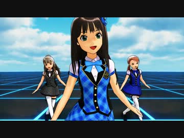 【MMD】凛奈緒加蓮でFREELY TOMORROW【モバマス】