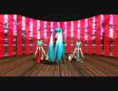 【MMD】七葉式ミクさん達で千本桜