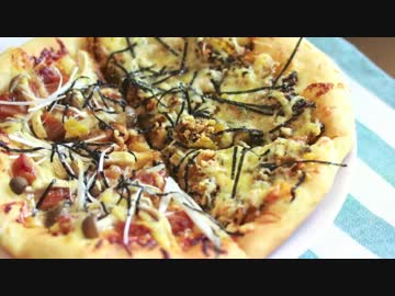 【照り焼きチキン】2種の和風ピザ【からし高菜明太】