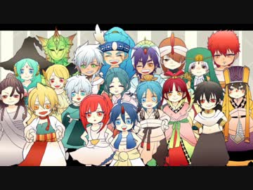 【マギ謝肉宴】マギばち！【手書きマギ】