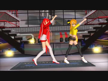 【MMD】キクちゃん、なっちゃんでKiss me 愛してる