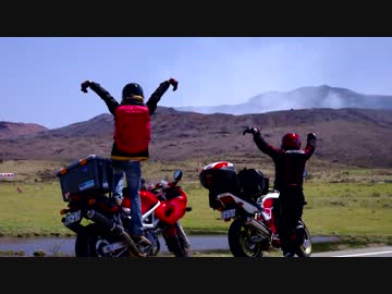 CB400SB（ポンドール）と行く　九州横断旅紀行　Travel.3　阿蘇の本気