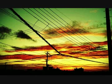 【ニコカラ】 夕日坂-guitar arrange ver.- 【おさむらいさん】