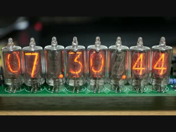 ニキシー管時計を作ってみた！