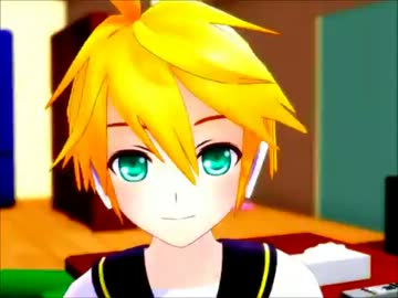 【MMD】レンくんがあざとすぎるのでビンタをお願いしてみました【レン】