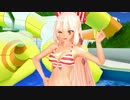 【東方MMD】水着もこたんで☆Paradise☆