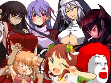 【MUGEN】手書きキャラonlyトーナメント OP&part1