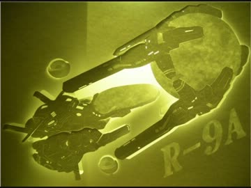 照らすと立体的に見える切り絵？でＲ戦闘機作ってみた