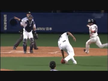 120728 森岡スクイズで野口生還