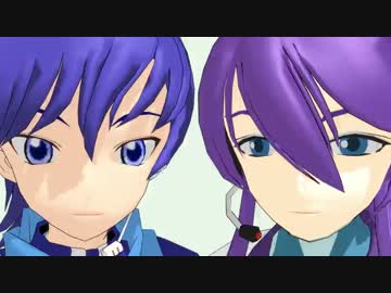 【MikuMikuDance】KAITOとがくぽが『ちんぽこどっこいしょ～』
