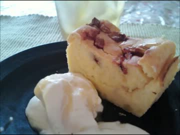 【夏だけど】さつまいものチーズケーキ焼いてみたよ