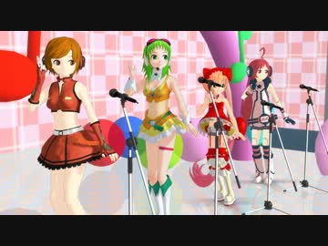 【MEIKO・GUMI・いろは・miki】セーラー服を脱がさないで【MMD】