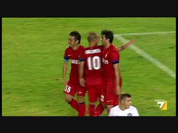 [ 長友佑都 ] 今季公式戦初ゴール！ ハイデュク 対 インテル [ EL予選1stleg ]