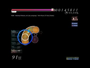 osu!　yanaginagi - Vidro Moyou (TV Size)