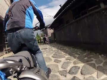 【GoPro2】暗がり峠を登って、下りて来た。【タイムラプス】