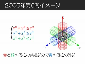 東大理系数学2005年第6問by佐治
