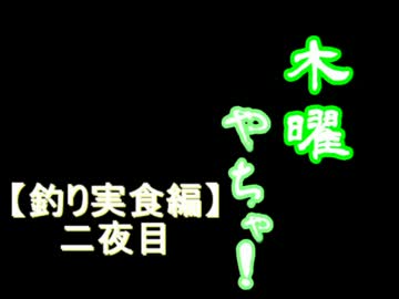 木曜やちゃ 【釣り実食編】　二夜目