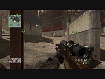 【CoD:MW3:PS3】観測兵が逝く219 BARRET＆MP9 【S&D HARDHAT】