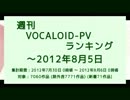 週刊VOCALOID-PVランキング ～2012年8月9日