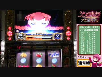パチスロ　シンデレラブレイド　設定６で万枚目指す動画　６ぺんぺん