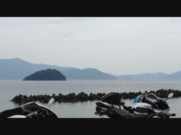 【CBR600】メガリ先輩と福井県小浜市ツーリング【こけた人】