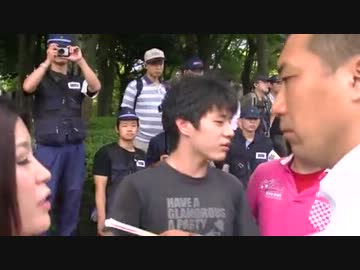 お花畑の広島市民が、在特会と激論！（原爆ドーム：平成24年8月6日）