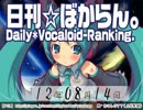 日刊VOCALOIDランキング 2012年8月14日 #1647
