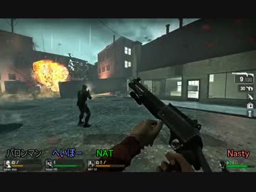 【実況】仲良し4人組でleft 4 dead! キャンペーンノーマル part3