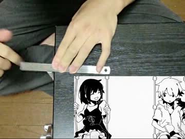 【8月15日の】カゲロウデイズを定規で。【午後12時半くらいのこと】