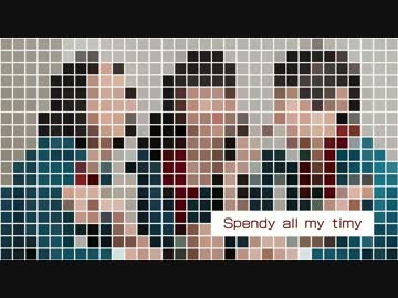 【Perfume】 Spending all my time/Hurly Burlyのボーカルとオケ入れ替えてみた