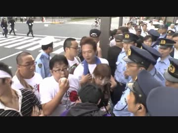 【在特会】反天連迎撃in靖國会長密着12【2012.8.15】