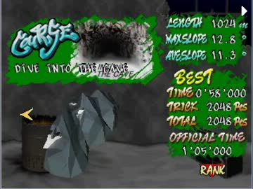 【TAS】クールボーダーズ2　おまけ　隠しコース